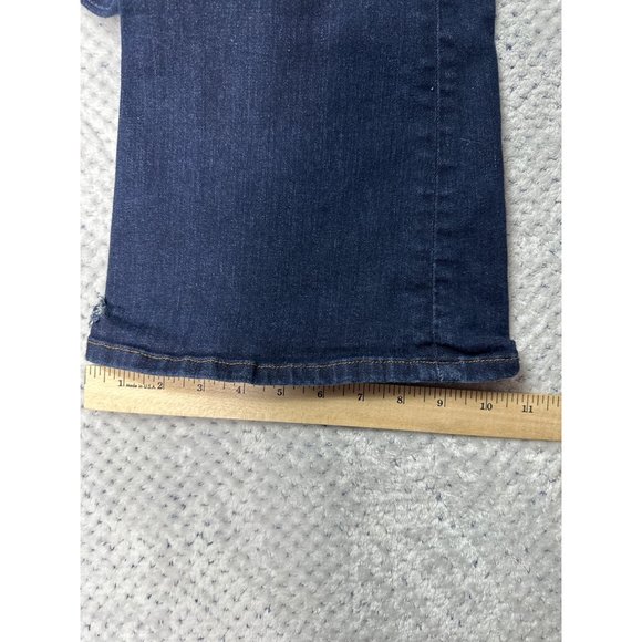 Frame Denim Jeans Womens 28 Blue Dark Wash Le High Flare Pants Sutherland - Picture 13 of 15